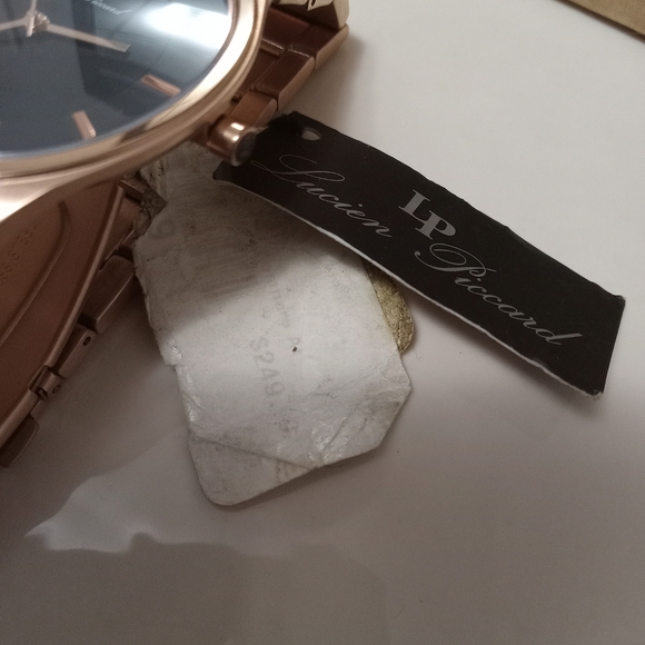 Lucien Piccard Rose Gold Dress Watch - Picture 8 of 9